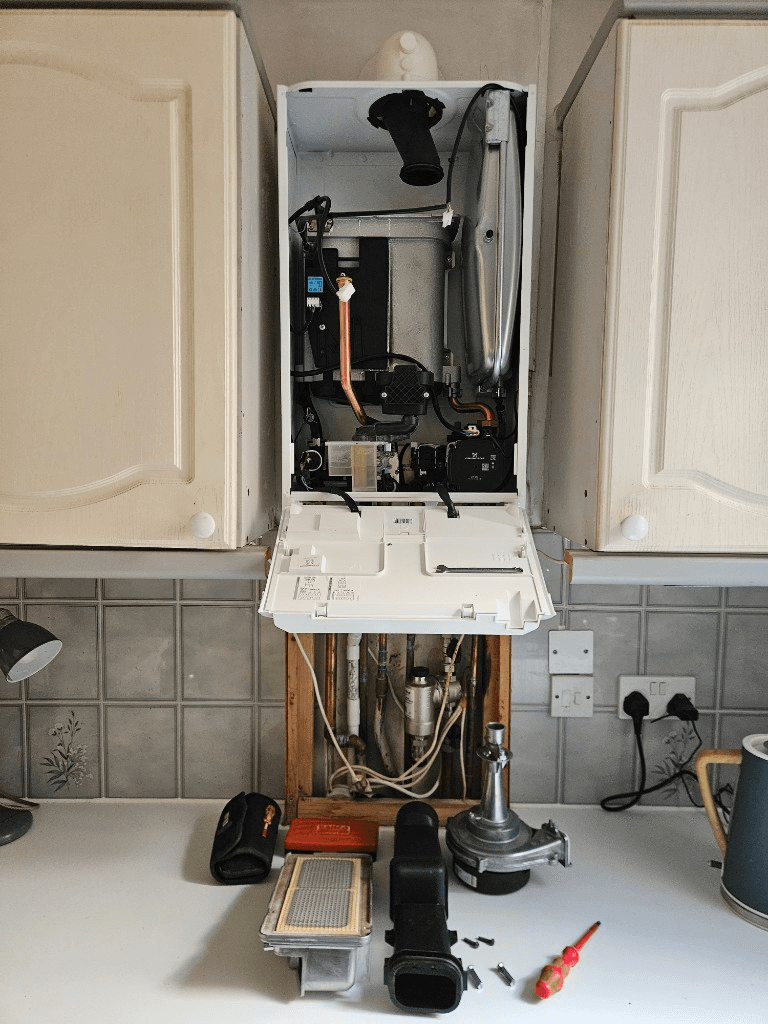 Worcester Bosch heating upgrade and boiler checks completed by Bay Plumbing and Heating in Paignton